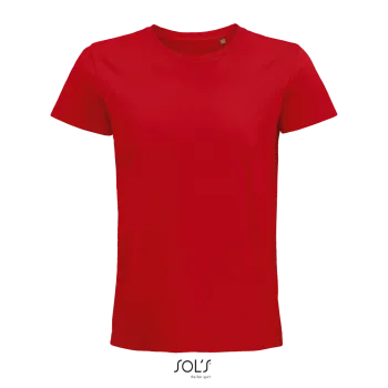 Φωτογραφία από μπροστά από Pioneer Men 4XL - Ανδρικό οργανικό T-shirt σε χρώμα Red