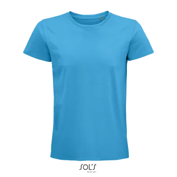 Φωτογραφία από μπροστά από Pioneer Men 3XL - Ανδρικό οργανικό T-shirt σε χρώμα Aqua