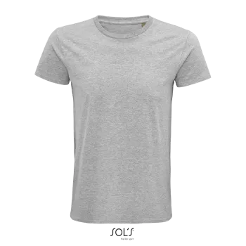 Φωτογραφία από μπροστά από Pioneer Men 4XL - Ανδρικό οργανικό T-shirt σε χρώμα Grey Melange