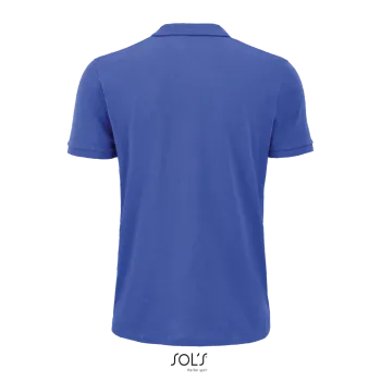 Φωτογραφία από πίσω από Planet Men 4-5XL - Ανδρικό οργανικό πόλο σε χρώμα Royal Blue