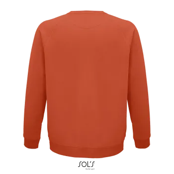 Φωτογραφία από πίσω από Space 3XL - Unisex οργανική μπλούζα φούτερ σε χρώμα Burnt Orange