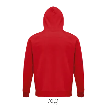 Φωτογραφία από πίσω από Stellar 3XL - Unisex φούτερ με κουκούλα σε χρώμα Red