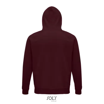 Φωτογραφία από πίσω από Stellar 3XL - Unisex φούτερ με κουκούλα σε χρώμα Burgundy