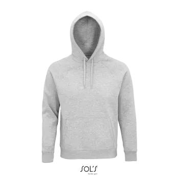 Φωτογραφία από μπροστά από Stellar 3XL - Unisex φούτερ με κουκούλα σε χρώμα Grey Melange