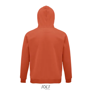 Φωτογραφία από πίσω από Stellar 3XL - Unisex φούτερ με κουκούλα σε χρώμα Burnt Orange