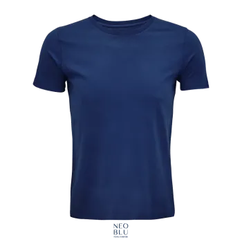 Φωτογραφία από μπροστά από Leonard Men 3-4XL - Ανδρικό T-shirt σε χρώμα Deep Blue
