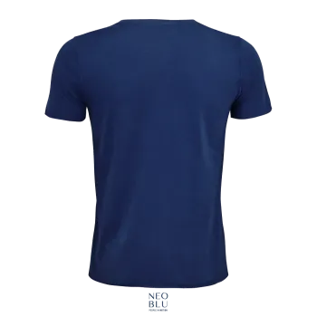 Φωτογραφία από πίσω από Leonard Men 3-4XL - Ανδρικό T-shirt σε χρώμα Deep Blue