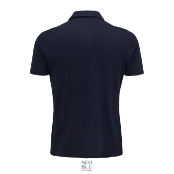 Φωτογραφία από πίσω από Octave Men 3-4XL - Ανδρικό πόλο ζέρσεϊ σε χρώμα Night