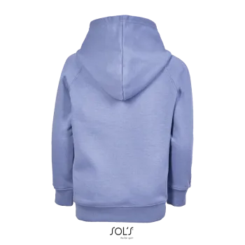 Φωτογραφία από πίσω από Stellar Kids - Παιδικό οργανικό φούτερ με κουκούλα σε χρώμα Blue