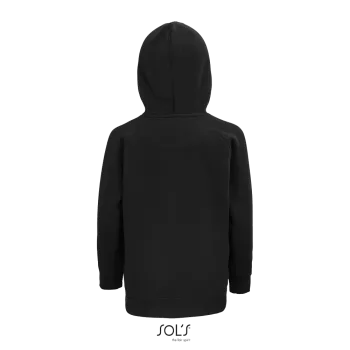 Φωτογραφία από πίσω από Stellar Kids - Παιδικό οργανικό φούτερ με κουκούλα σε χρώμα Black