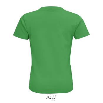 Φωτογραφία από πίσω από Pioneer Kids - Παιδικό οργανικό T-shirt σε χρώμα Kelly Green