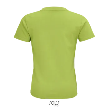 Φωτογραφία από πίσω από Pioneer Kids - Παιδικό οργανικό T-shirt σε χρώμα Apple Green