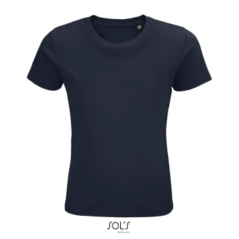 Φωτογραφία από μπροστά από Pioneer Kids - Παιδικό οργανικό T-shirt σε χρώμα French Navy