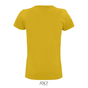 Φωτογραφία από πίσω από Pioneer Women - Γυναικείο οργανικό T-shirt σε χρώμα Gold