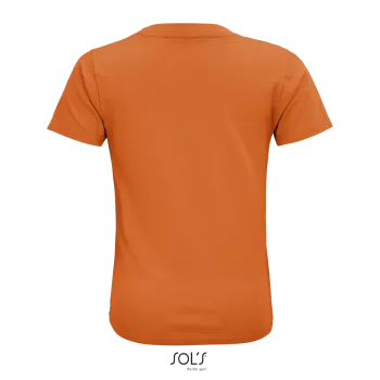 Φωτογραφία από πίσω από Crusader Kids - Παιδικό οργανικό T-shirt σε χρώμα Orange