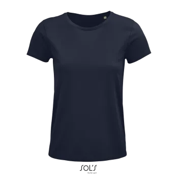 Φωτογραφία από μπροστά από Crusader Women 3XL - Γυναικείο οργανικό T-shirt σε χρώμα French Navy