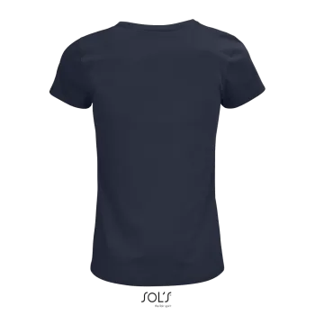 Φωτογραφία από πίσω από Crusader Women 3XL - Γυναικείο οργανικό T-shirt σε χρώμα French Navy