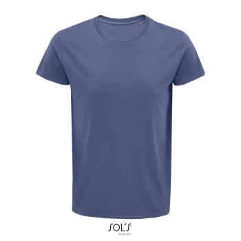 Φωτογραφία από μπροστά από Crusader Men 3XL - Ανδρικό οργανικό T-shirt σε χρώμα Denim