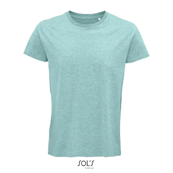 Φωτογραφία από μπροστά από Crusader Men Heather 3XL - Ανδρικό οργανικό T-shirt σε χρώμα Heather Green
