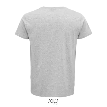 Φωτογραφία από πίσω από Crusader Men 4-5XL - Ανδρικό οργανικό T-shirt σε χρώμα Grey Melange