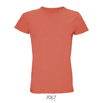 Φωτογραφία από μπροστά από Crusader Men 3XL - Ανδρικό οργανικό T-shirt σε χρώμα Pop Orange