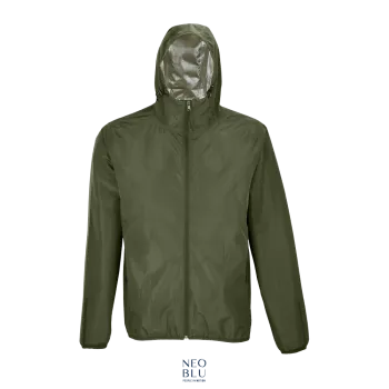 Φωτογραφία από μπροστά από Andrea 3XL - Unisex αντιανεμικό και αδιάβροχο σε χρώμα Deep Khaki