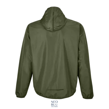 Φωτογραφία από πίσω από Andrea 3XL - Unisex αντιανεμικό και αδιάβροχο σε χρώμα Deep Khaki