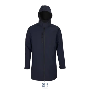 Φωτογραφία από μπροστά από Achille Men 3-4XL - Ανδρικό Μπουφάν Softshell σε χρώμα Night