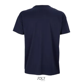 Φωτογραφία από πίσω από Boxy Men - Ανδρικό oversized T-shirt σε χρώμα French Navy