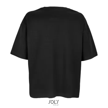 Φωτογραφία από πίσω από Boxy Women - Γυναικείο oversized T-shirt σε χρώμα Deep Black