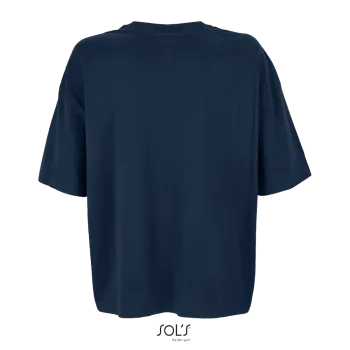 Φωτογραφία από πίσω από Boxy Women - Γυναικείο oversized T-shirt σε χρώμα French Navy
