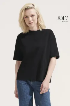 Φωτογραφία από Boxy Women Λευκό - Γυναικείο oversized T-shirt σε χρώμα White