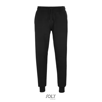Φωτογραφία από μπροστά από Jumbo 3XL - Unisex αθλητική φόρμα φούτερ σε στενή γραμμή σε χρώμα Black