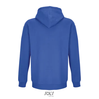 Φωτογραφία από πίσω από Carter 3XL - Unisex ζακέτα φούτερ με κουκούλα σε χρώμα Royal Blue