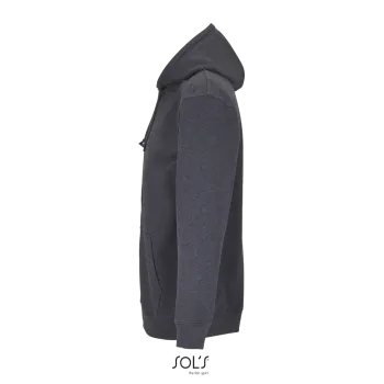 Φωτογραφία προφίλ από Carter 3XL - Unisex ζακέτα φούτερ με κουκούλα σε χρώμα Charcoal Melange