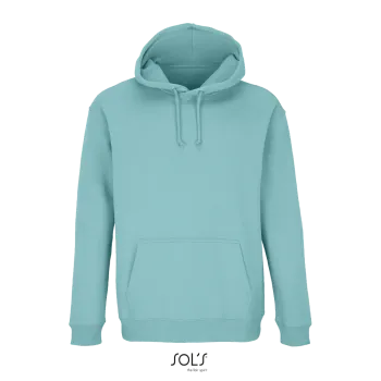 Φωτογραφία από μπροστά από Condor 3XL - Unisex μπλούζα φούτερ με κουκούλα σε χρώμα Pool Blue