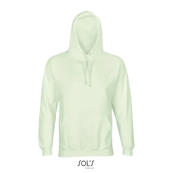 Φωτογραφία από μπροστά από Condor 3XL - Unisex μπλούζα φούτερ με κουκούλα σε χρώμα Creamy Green