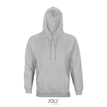 Φωτογραφία από μπροστά από Condor 4-5XL - Unisex μπλούζα φούτερ με κουκούλα σε χρώμα Grey Melange