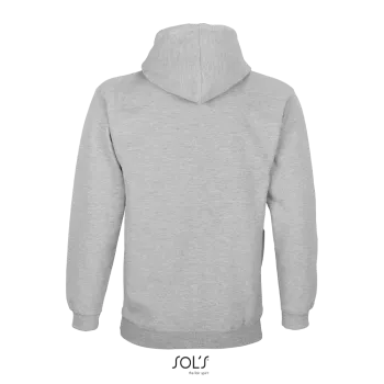 Φωτογραφία από πίσω από Condor 4-5XL - Unisex μπλούζα φούτερ με κουκούλα σε χρώμα Grey Melange