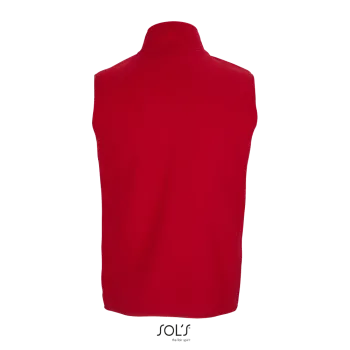 Φωτογραφία από πίσω από Factor BW 4-5XL - Unisex γιλέκο fleece σε χρώμα Red