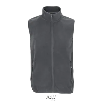 Φωτογραφία από μπροστά από Factor BW 4-5XL - Unisex γιλέκο fleece σε χρώμα Charcoal Grey