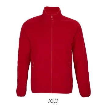 Φωτογραφία από μπροστά από Factor Men 5XL - Ανδρική ζακέτα fleece σε χρώμα Red