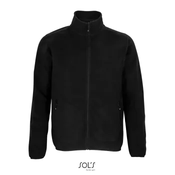 Φωτογραφία από μπροστά από Factor Men 5XL - Ανδρική ζακέτα fleece σε χρώμα Black