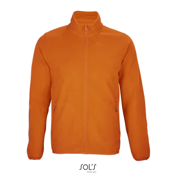 Φωτογραφία από μπροστά από Factor Men 5XL - Ανδρική ζακέτα fleece σε χρώμα Orange