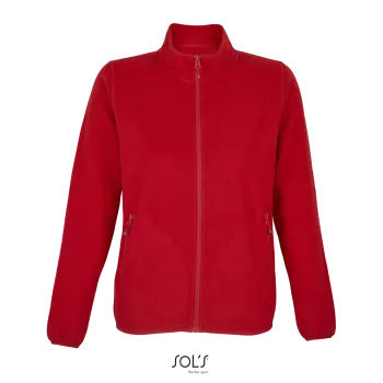 Φωτογραφία από μπροστά από Factor Women 3XL - Γυναικεία ζακέτα fleece σε χρώμα Red