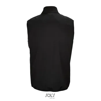 Φωτογραφία από πίσω από Falcon BW Men 4XL - Ανδρικό softshell γιλέκο σε χρώμα Black