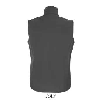 Φωτογραφία από πίσω από Falcon BW Women 3XL - Γυναικείο softshell γιλέκο σε χρώμα Charcoal Grey