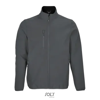 Φωτογραφία από μπροστά από Falcon Men 4XL - Ανδρικό softshell σε χρώμα Charcoal Grey