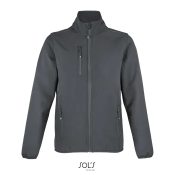 Φωτογραφία από μπροστά από Falcon Women 3XL - Γυναικείο softshell σε χρώμα Charcoal Grey