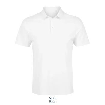 Φωτογραφία από μπροστά από Relax Oscar Men 3-4XL - Ανδρικό μερσεριζέ πόλο σε χρώμα White Optic